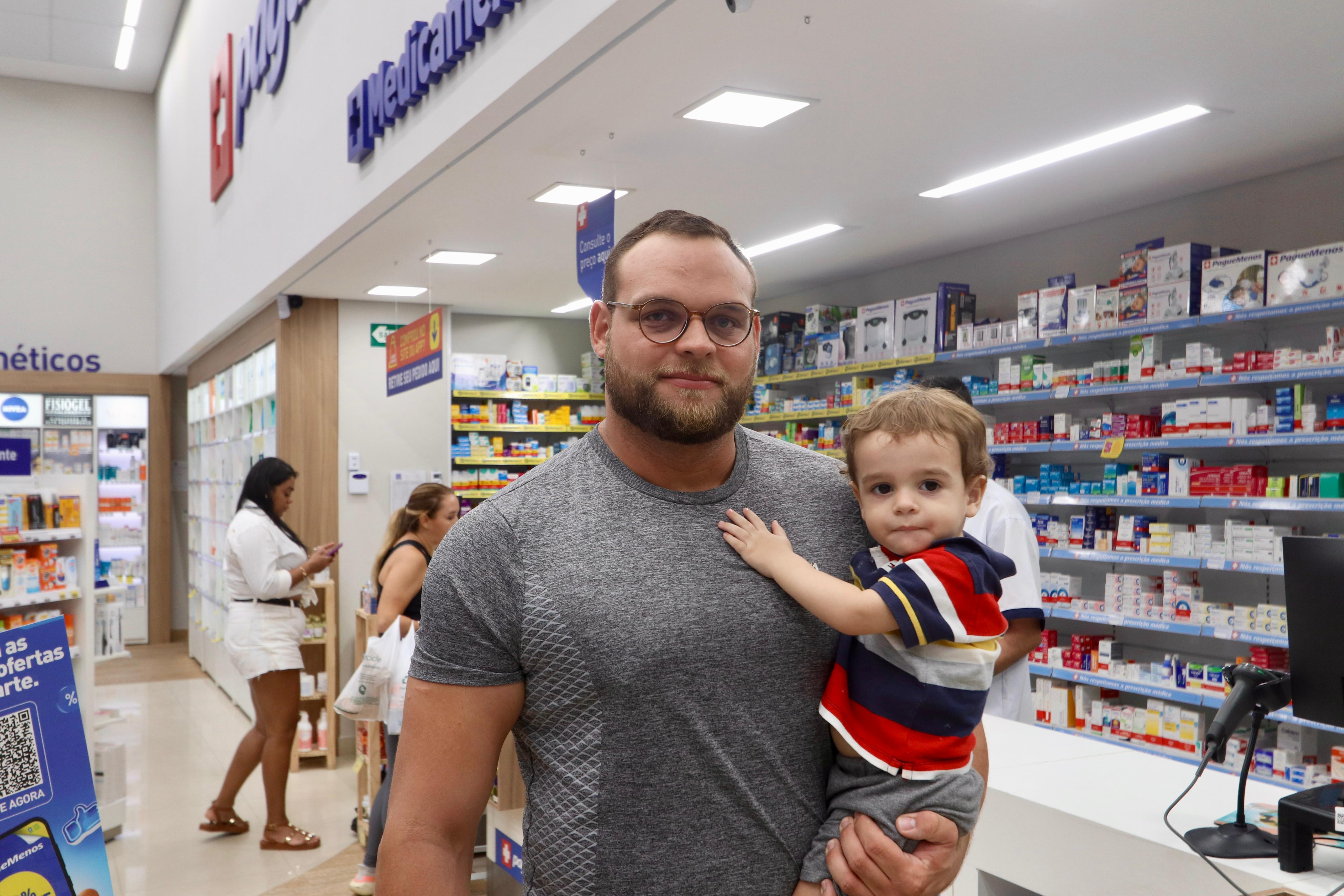 o empresário Alysson Falcão, conta que sempre foi consumidor dos medicamentos genéricos