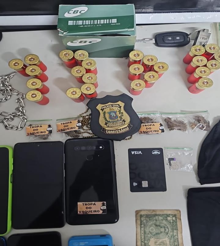 Celulares roubados foram apreendidos/Foto: Polícia Civil Celulares roubados foram apreendidos/Foto: Polícia Civil