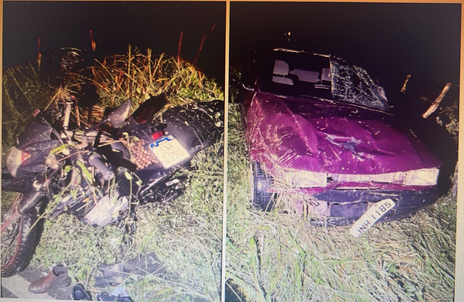 Motorista que atropelou grupo fugiu do local/Divulgação Motorista que atropelou grupo fugiu do local/Divulgação