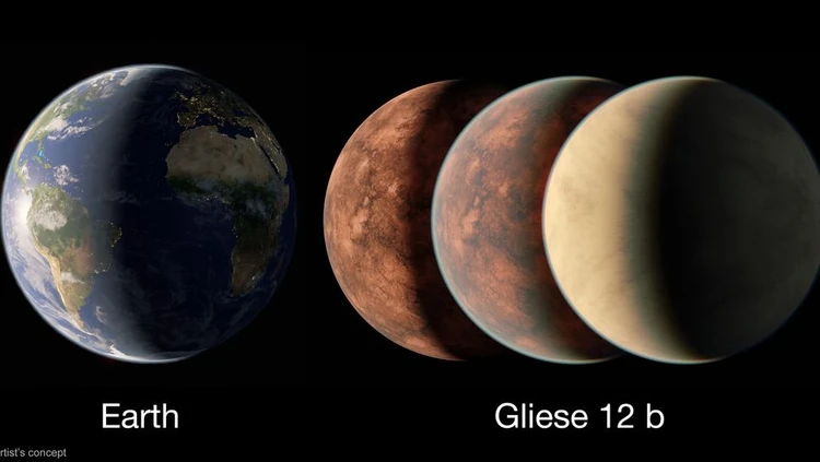 Gliese 12b é muito similar a Terra, sendo um pouco menor e mais quente/Foto: Divulgação Gliese 12b é muito similar a Terra, sendo um pouco menor e mais quente/Foto: Divulgação