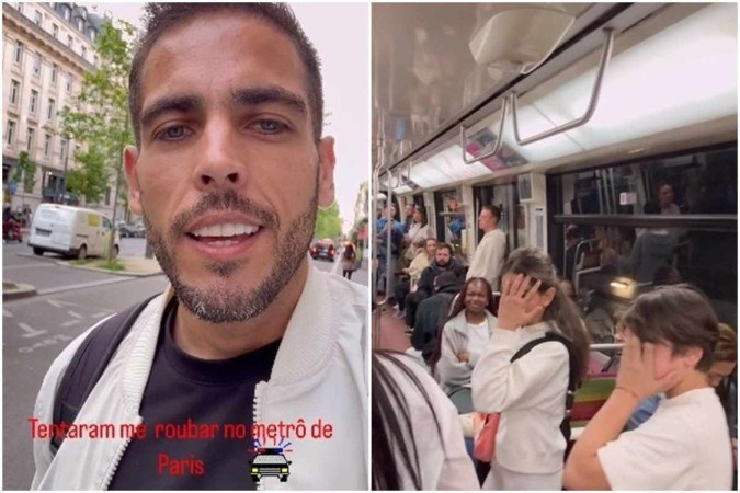O brasileiro contou que só não foi furtado porque percebeu a intenção do grupo e começou a gravar/Foto: Reprodução/Instagram/@fotografodatorre O brasileiro contou que só não foi furtado porque percebeu a intenção do grupo e começou a gravar/Foto: Reprodução/Instagram/@fotografodatorre