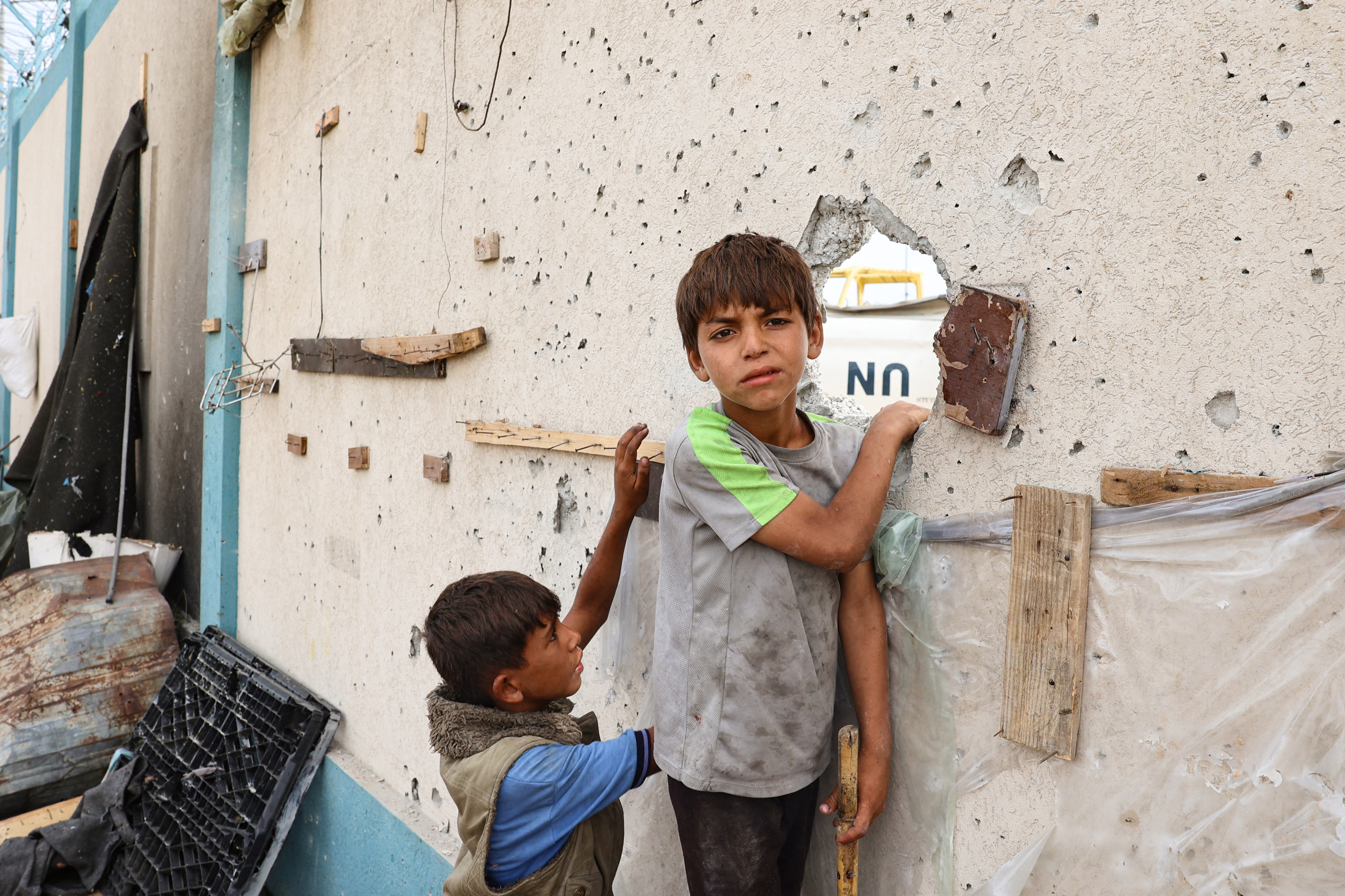 A cidade de Rafah, próxima à fronteira com o Egito, se transformou no principal refúgio dos civis de Gaza na atual fase do conflito/foto: Eyad BABA / AFP A cidade de Rafah, próxima à fronteira com o Egito, se transformou no principal refúgio dos civis de Gaza na atual fase do conflito/foto: Eyad BABA / AFP