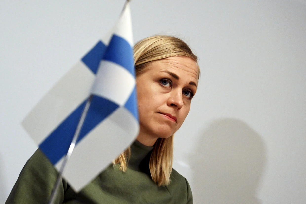 Ministra das Relações Exteriores da Finlândia, Elina Valtonen/Foto: Jussi Nukari / AFP Ministra das Relações Exteriores da Finlândia, Elina Valtonen/Foto: Jussi Nukari / AFP