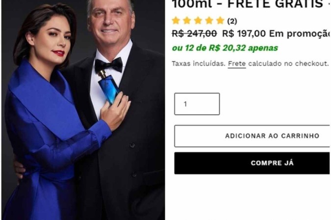 Site de venda indica que o valor é contado por um desconto/foto: Reprodução/Instagram Site de venda indica que o valor é contado por um desconto/foto: Reprodução/Instagram