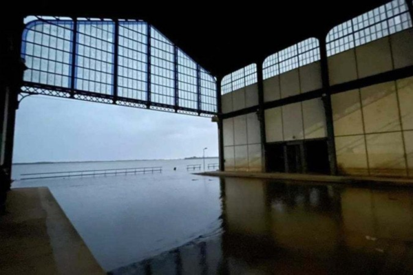 Guaíba ultrapassou a cota de inundação, que é de 3,6 metros/Crédito: Alexandre Aguiar/MetSul Meteorologia Guaíba ultrapassou a cota de inundação, que é de 3,6 metros/Crédito: Alexandre Aguiar/MetSul Meteorologia