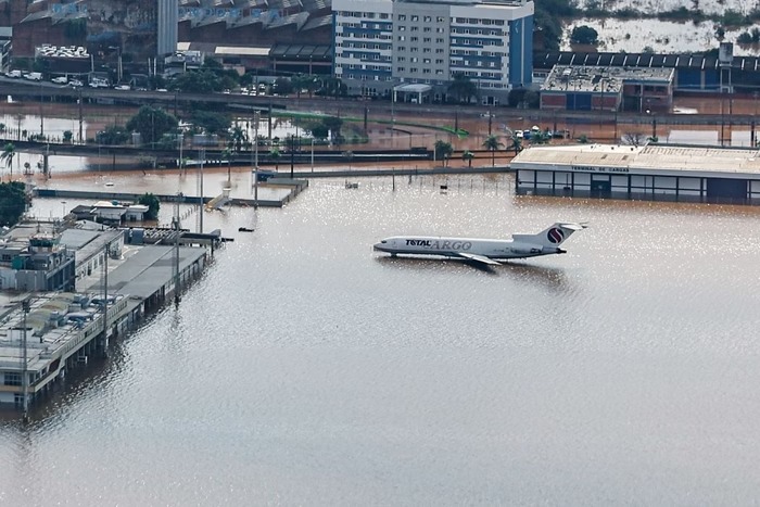 Aeroporto Salgado Filho, em Porto Alegre/foto: Ricardo Stuckert/ Presidência da República