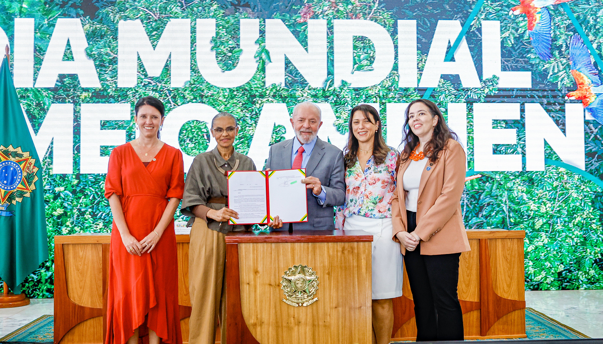 O presidente participou de evento pelo Dia Mundial do Meio Ambiente/foto: O presidente participou de evento pelo Dia Mundial do Meio Ambiente/foto: