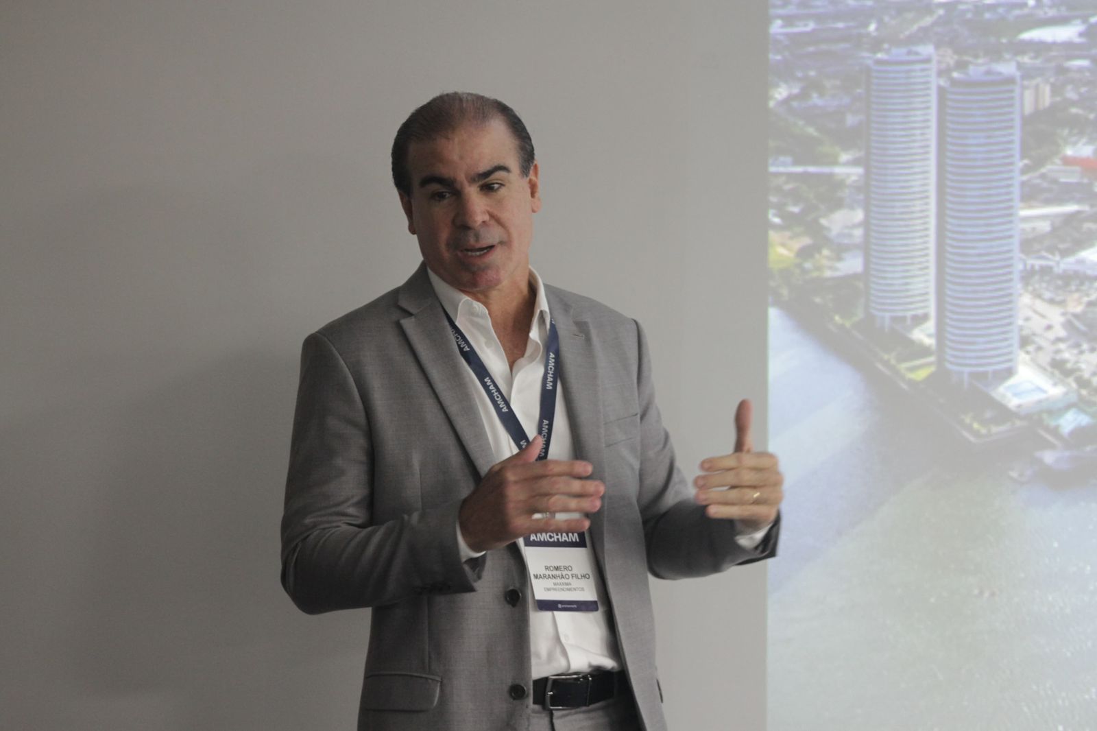De acordo com o investidor e s&oacute;cio diretor da Maxxima Empreendimentos, Romero Maranh&atilde;o Filho, o empreendimento dever&aacute; ser conclu&iacute;do at&eacute; o final de 2025/Foto: Priscilla Melo/ DP Foto