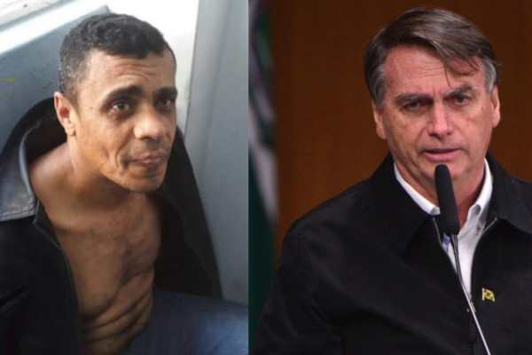 Adélio Bispo esfaqueou Bolsonaro durante a campanha para a presidência de 2018/Crédito: Ed Alves/CB/D.A Press / Reprodução Adélio Bispo esfaqueou Bolsonaro durante a campanha para a presidência de 2018/Crédito: Ed Alves/CB/D.A Press / Reprodução