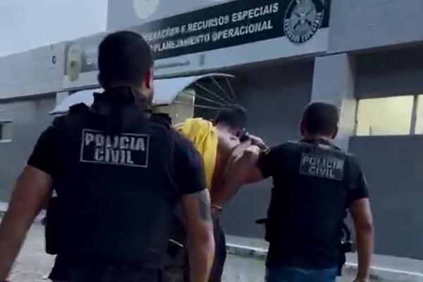 Homem foi preso na Operação Emboscada/Foto: Polícia Civil Homem foi preso na Operação Emboscada/Foto: Polícia Civil