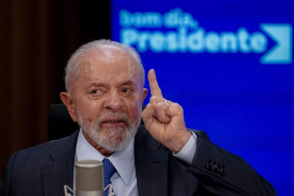 Presidente Lula, durante entrevista no programa Bom Dia, nos est&uacute;dios da EBC/Cr&eacute;dito: Rafa Neddermeyer/Agencia Brasil
