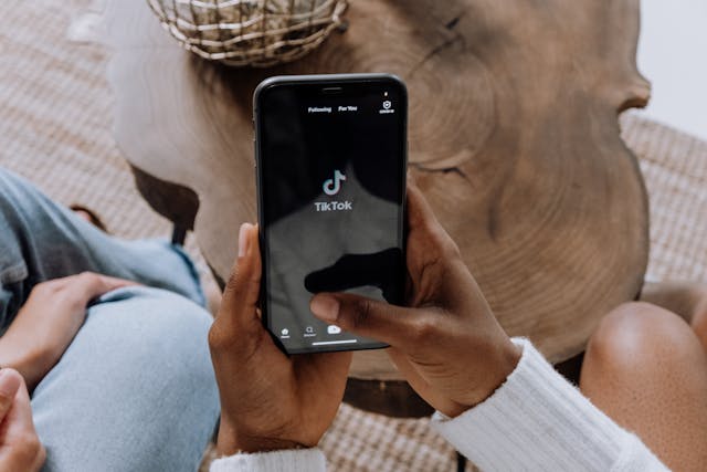 O TikTok continua sendo a [rede] mais popular/Crédito: Pexels