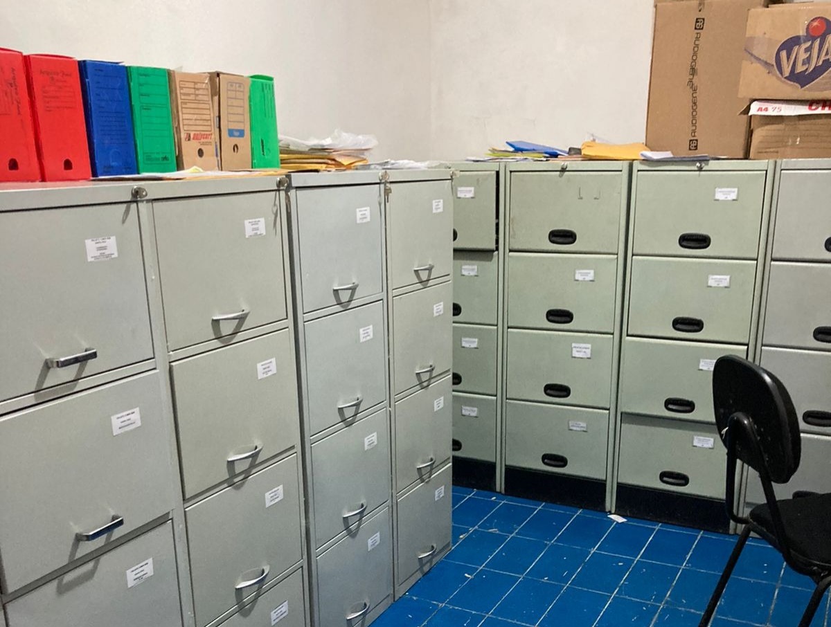 Documentos e mídias foram apreendidos durante o cumprimento dos mandados, expedidos pelo Tribunal Regional Federal da 5ª Região/Foto: Divulgação/PF
