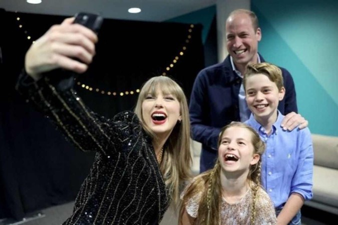 Taylor parabenizou o príncipe de Gales e disse que o show em Londres foi "esplêndido"/Foto: Reprodução/Instagram/@princeandprincessofwales Taylor parabenizou o príncipe de Gales e disse que o show em Londres foi "esplêndido"/Foto: Reprodução/Instagram/@princeandprincessofwales