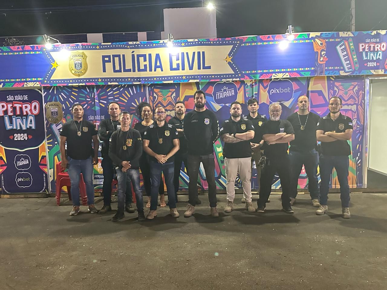 Para alertar a população durante o período junino, a Secretaria de Defesa Social de Pernambuco (SDS) faz mais um alerta da série "São João feliz é São João seguro!", através da Polícia Civil de Pernambuco/Foto: Ascom/PCPE Para alertar a população durante o período junino, a Secretaria de Defesa Social de Pernambuco (SDS) faz mais um alerta da série "São João feliz é São João seguro!", através da Polícia Civil de Pernambuco/Foto: Ascom/PCPE