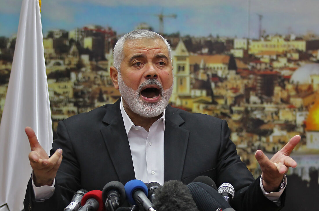 Líder do Hamas, Ismail Haniya/foto: Said Khatib/AFP Líder do Hamas, Ismail Haniya/foto: Said Khatib/AFP
