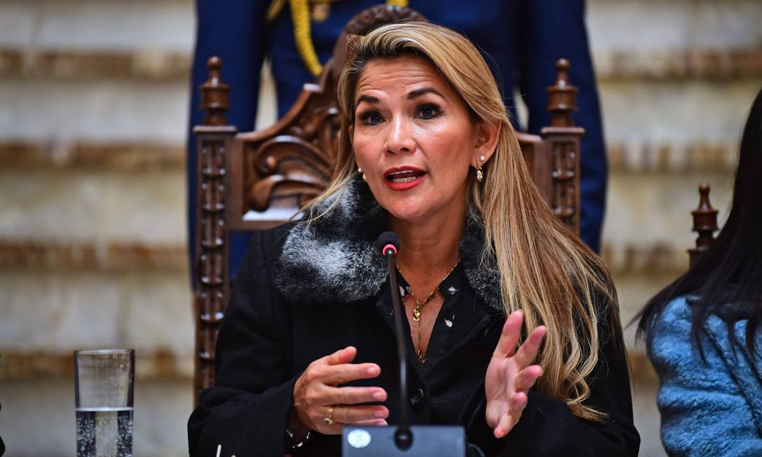 Jeanine Añez/foto: RONALDO SCHEMIDT / AFP
