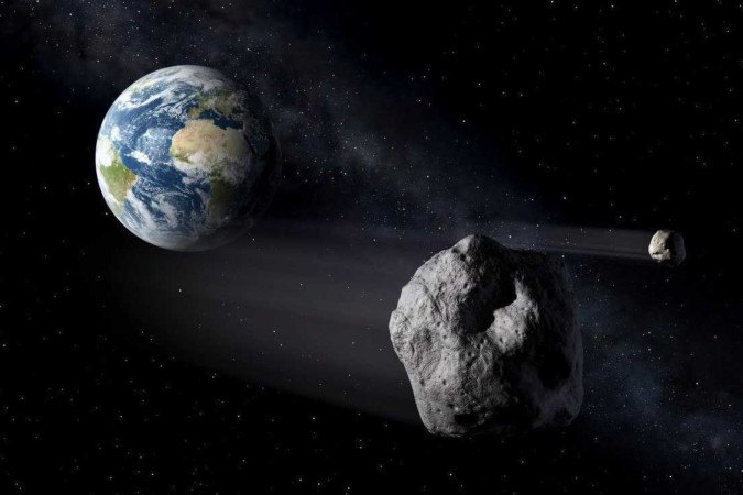 De acordo com a ESA, não há perigo de colisão do asteroide com a Terra/foto: Pierre Carril/ESA De acordo com a ESA, não há perigo de colisão do asteroide com a Terra/foto: Pierre Carril/ESA