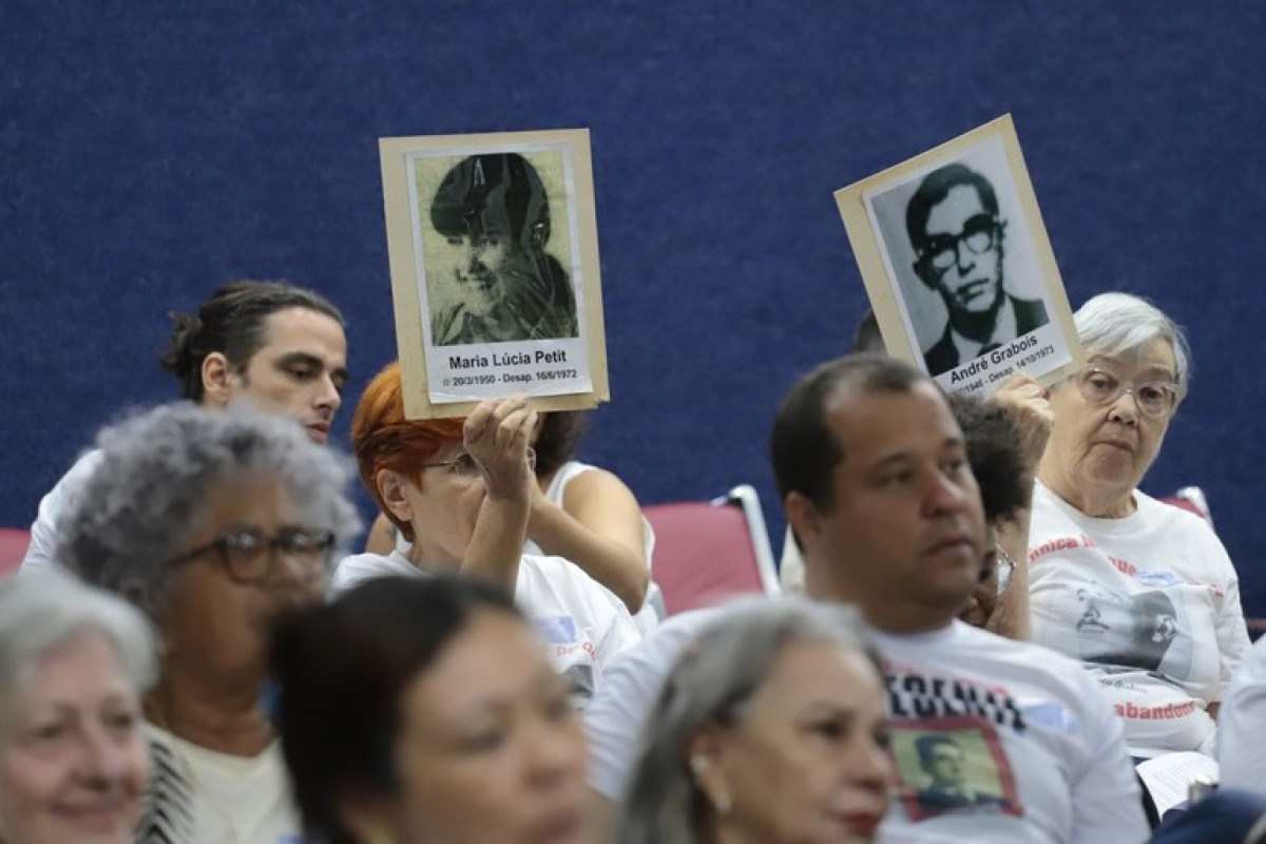 Familiares de mortos e desaparecidos se manifestam em evento no Ministério dos Direitos Humanos e Cidadania