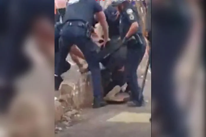 Cena foi registrada em vídeo por uma testemunha/Foto: Reprodução/Redes Sociais