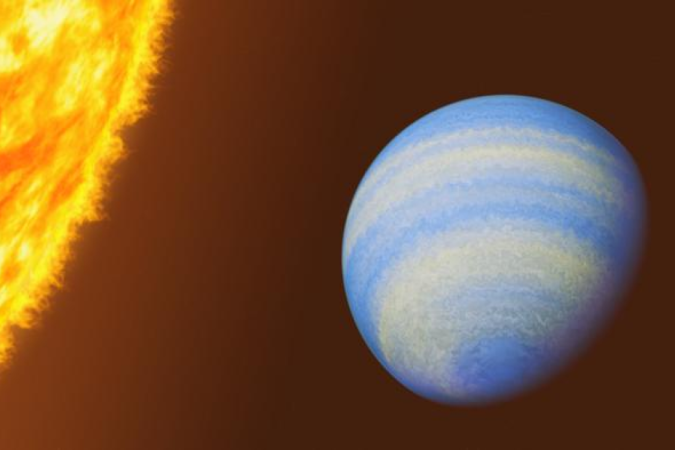 Estudado desde 2005 e conhecido como "Júpiter quente", HD 189733 está 13 vezes mais perto de sua estrela do que Júpiter está do sol/foto: Roberto Molar Candanosa/Johns Hopkins Univeristy Estudado desde 2005 e conhecido como "Júpiter quente", HD 189733 está 13 vezes mais perto de sua estrela do que Júpiter está do sol/foto: Roberto Molar Candanosa/Johns Hopkins Univeristy