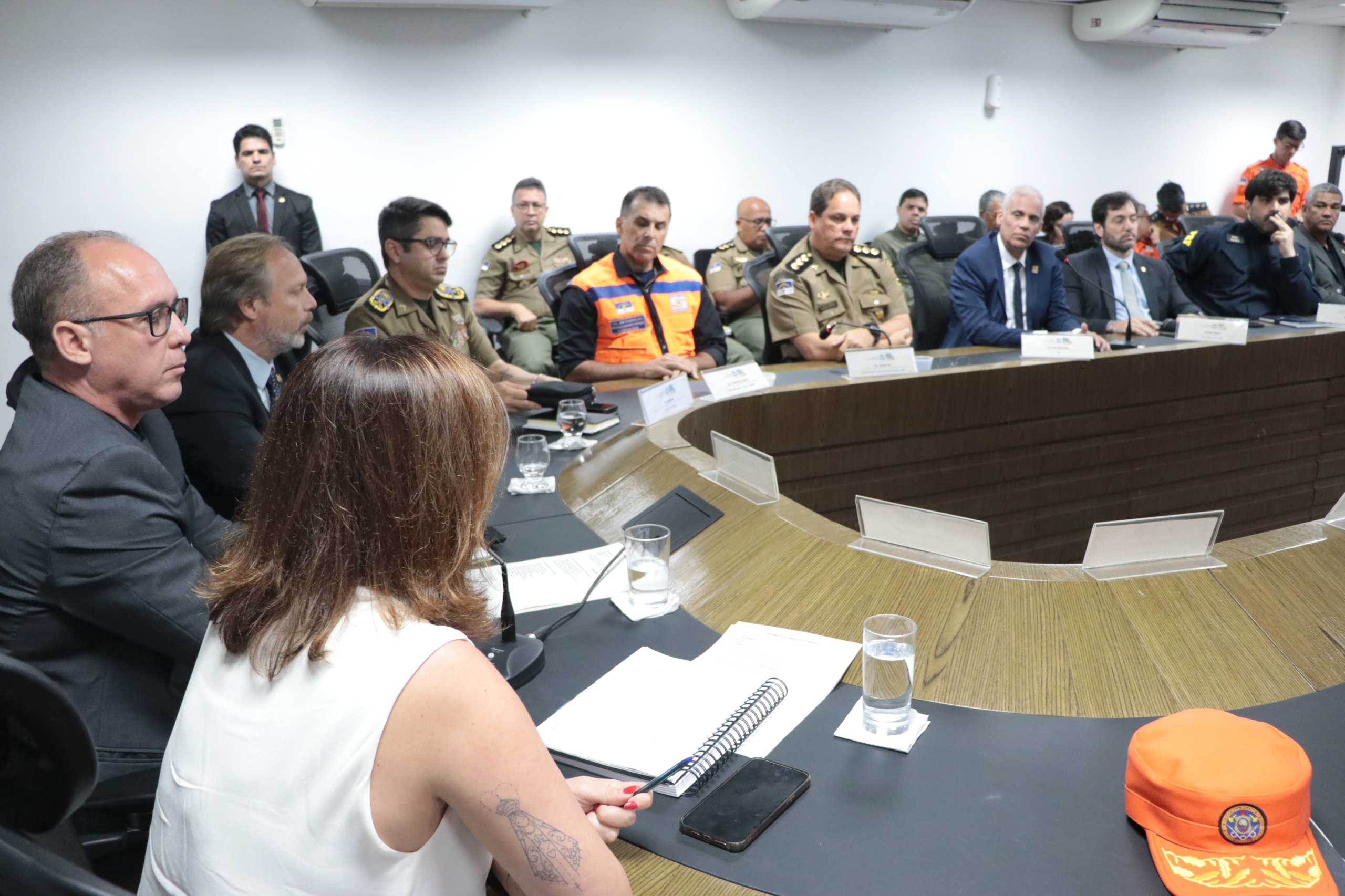 O encontro promovido nesta quinta-feira marca o início das tratativas do planejamento e coordenação das estratégias para assegurar a integridade do processo eleitoral/Foto: Divulgação/SDS