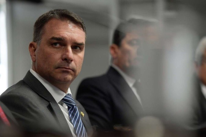 Filho do ex-presidente Jair Bolsonaro, o senador Flávio se manifestou no X (antigo Twitter)/foto: Saulo Cruz/Agência Senado