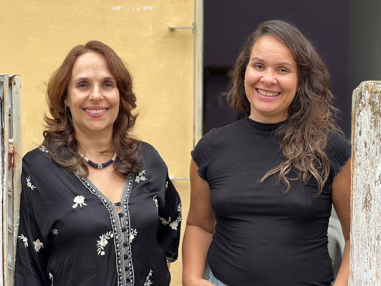 Idealizadoras do projeto, as jornalistas Germana Pereira e Marcionila Teixeira/Foto: Divulgação Idealizadoras do projeto, as jornalistas Germana Pereira e Marcionila Teixeira/Foto: Divulgação