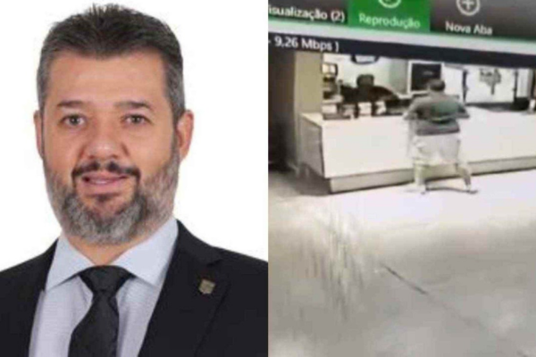 Bruno Resende Rabello, servidor da Advocacia-Geral do Estado (AGE-MG), teria agredido uma caixa de cinema do Diamond Mall, em BH/Crédito: Reprodução/Redes Sociais Bruno Resende Rabello, servidor da Advocacia-Geral do Estado (AGE-MG), teria agredido uma caixa de cinema do Diamond Mall, em BH/Crédito: Reprodução/Redes Sociais