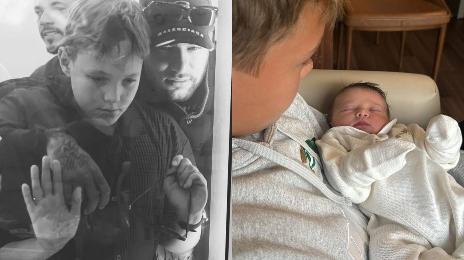 Neymar visitou a filha ao lado de filho mais velho, Davi Lucca/fotos: Reprodução/Instagram Neymar visitou a filha ao lado de filho mais velho, Davi Lucca/fotos: Reprodução/Instagram