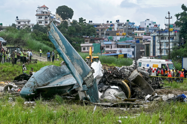 Aeronave da Saurya Airlines/Crédito: PRAKASH MATHEMA / AFP Aeronave da Saurya Airlines/Crédito: PRAKASH MATHEMA / AFP