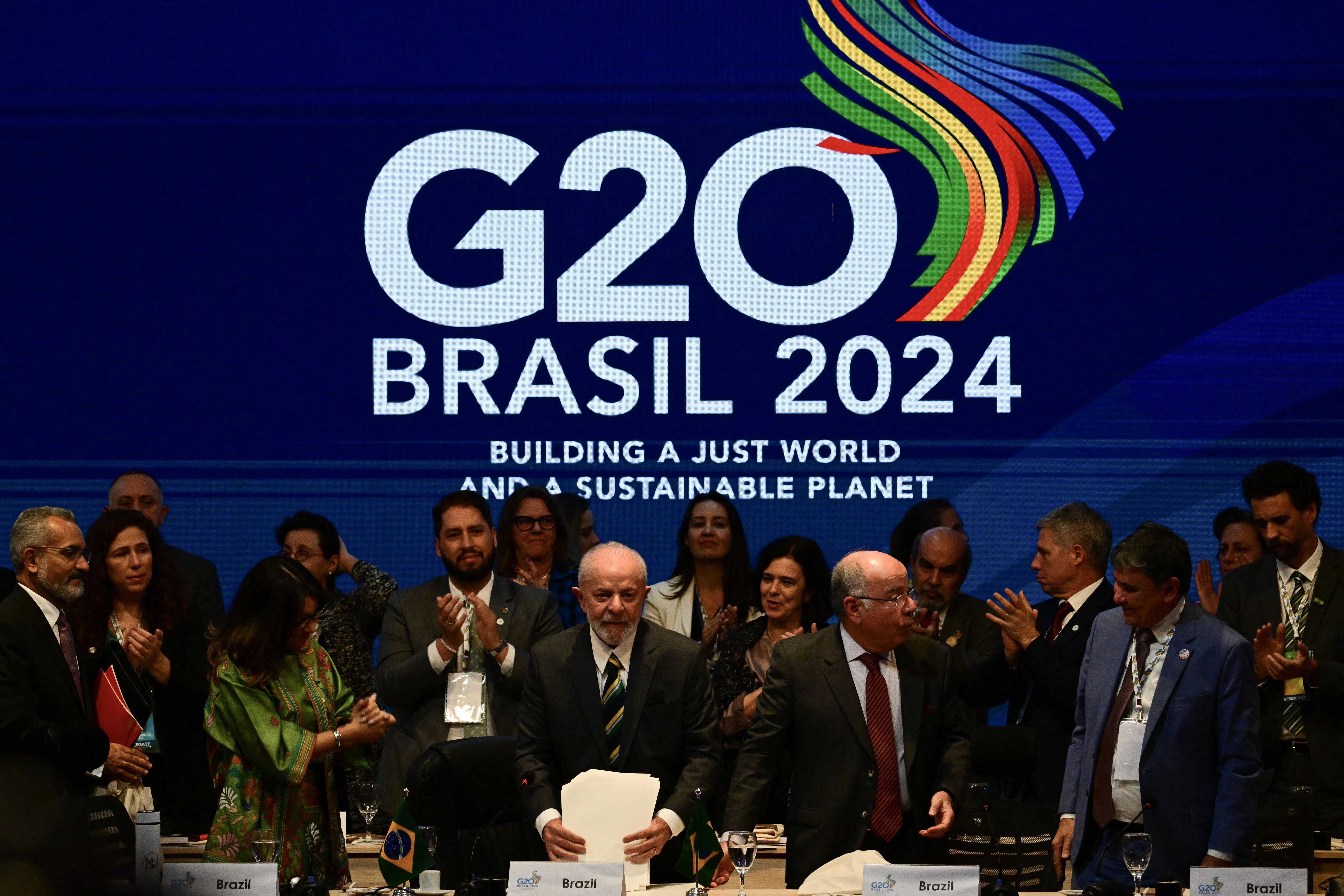 A Aliança é uma das prioridades da presidência brasileira do G20/PABLO PORCIUNCULA / AFP A Aliança é uma das prioridades da presidência brasileira do G20/PABLO PORCIUNCULA / AFP