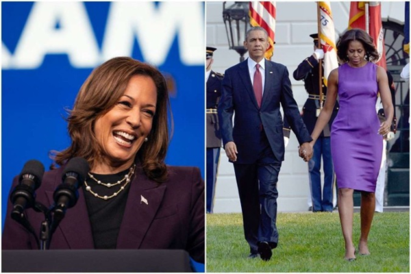 Michelle e Barack Obama anunciaram apoio e elogiaram Kamala Harris/Crédito: MONTINIQUE MONROE / GETTY IMAGES NORTH AMERICA / GETTY IMAGES VIA AFP e JEWEL SAMAD / AFP Michelle e Barack Obama anunciaram apoio e elogiaram Kamala Harris/Crédito: MONTINIQUE MONROE / GETTY IMAGES NORTH AMERICA / GETTY IMAGES VIA AFP e JEWEL SAMAD / AFP