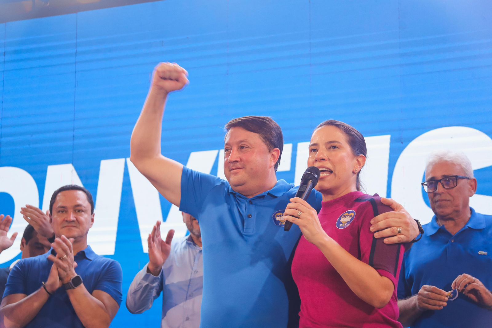 Raquel Lyra ao lado do pré-candidato Sóstenes Rubano (PSD) a prefeitura de Camocim de São Félix/ Raquel Lyra ao lado do pré-candidato Sóstenes Rubano (PSD) a prefeitura de Camocim de São Félix/