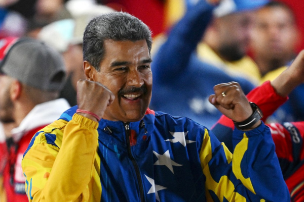 O presidente de Honduras também deu os parabéns a Maduro/Crédito: JUAN BARRETO / AFP O presidente de Honduras também deu os parabéns a Maduro/Crédito: JUAN BARRETO / AFP