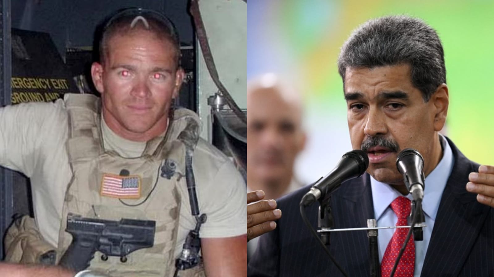 Ex-integrante das Forças Especiais do Exército americano foi detido nesta quarta-feira (31)/foto: Silvercorpusa/Instagram e Federico PARRA / AFP