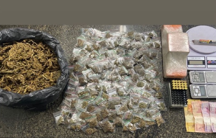 Drogas foram apreendidas na operação/Foto: PM