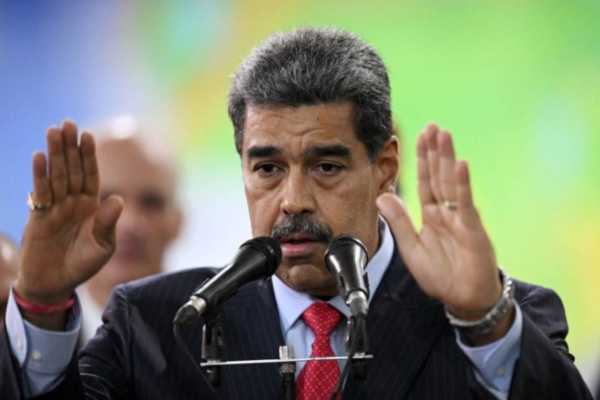 O presidente da Venezuela, Nicolás Maduro, propôs nesta quinta-feira (1º) ''retomar" negociações com os Estados Unidos/Crédito: Federico PARRA / AFP