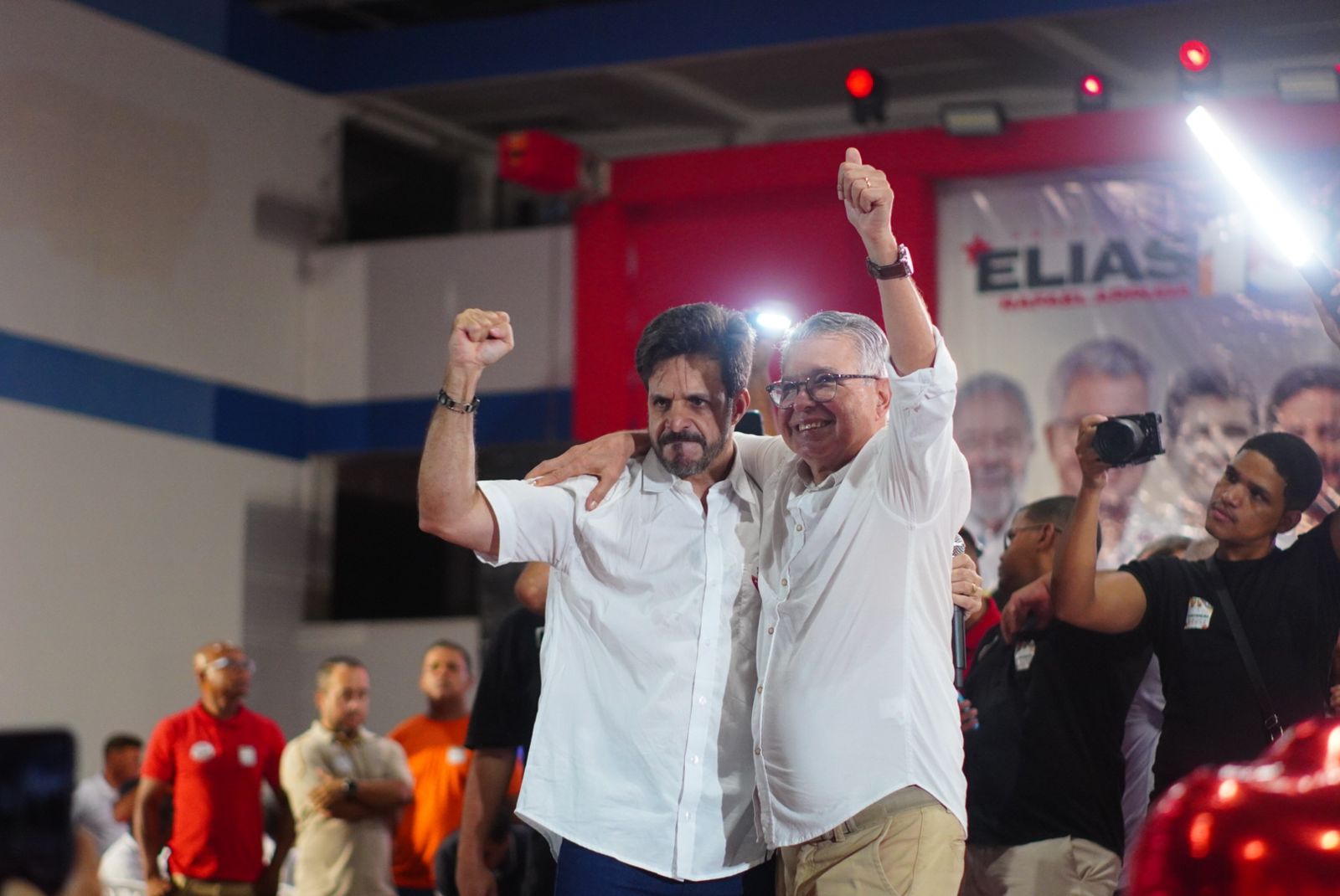 Rafael Arruda, vice na chapa com Elias Gomes