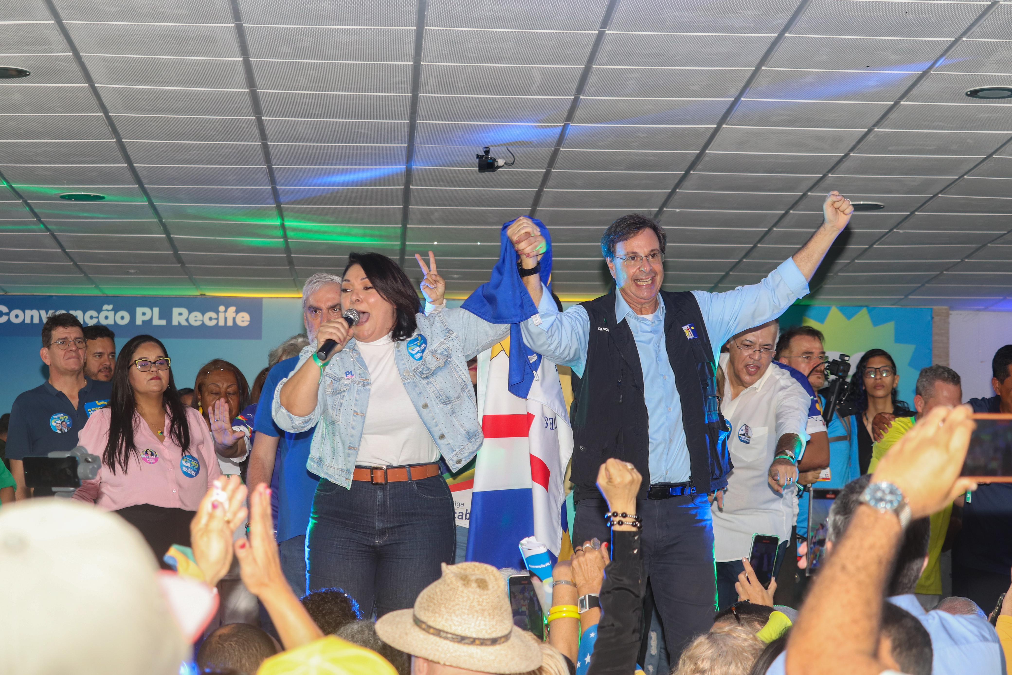 Candidatura de Gilson Machado com Leninha Dias na vice foi oficializada neste domingo (4)/Ruan Pablo/DP Foto
