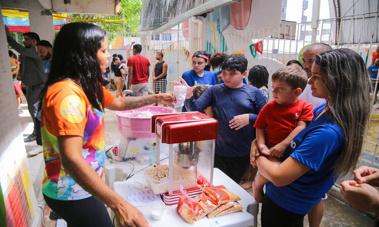Durante toda a manhã da gincana, a diversão ficará por conta de muitas brincadeiras, brinquedos infláveis, piscina, dança, música, pintura, além de orientação e serviços para as famílias/Foto: Jorge Fontes