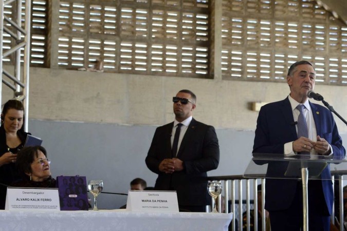 Maria da Penha agradeceu Barroso, e lamentou que, à época, "a Justiça não aconteceu com a rapidez que deveria ter acontecido"/foto: Marcelo Ferreira/CB/D.A Press Maria da Penha agradeceu Barroso, e lamentou que, à época, "a Justiça não aconteceu com a rapidez que deveria ter acontecido"/foto: Marcelo Ferreira/CB/D.A Press