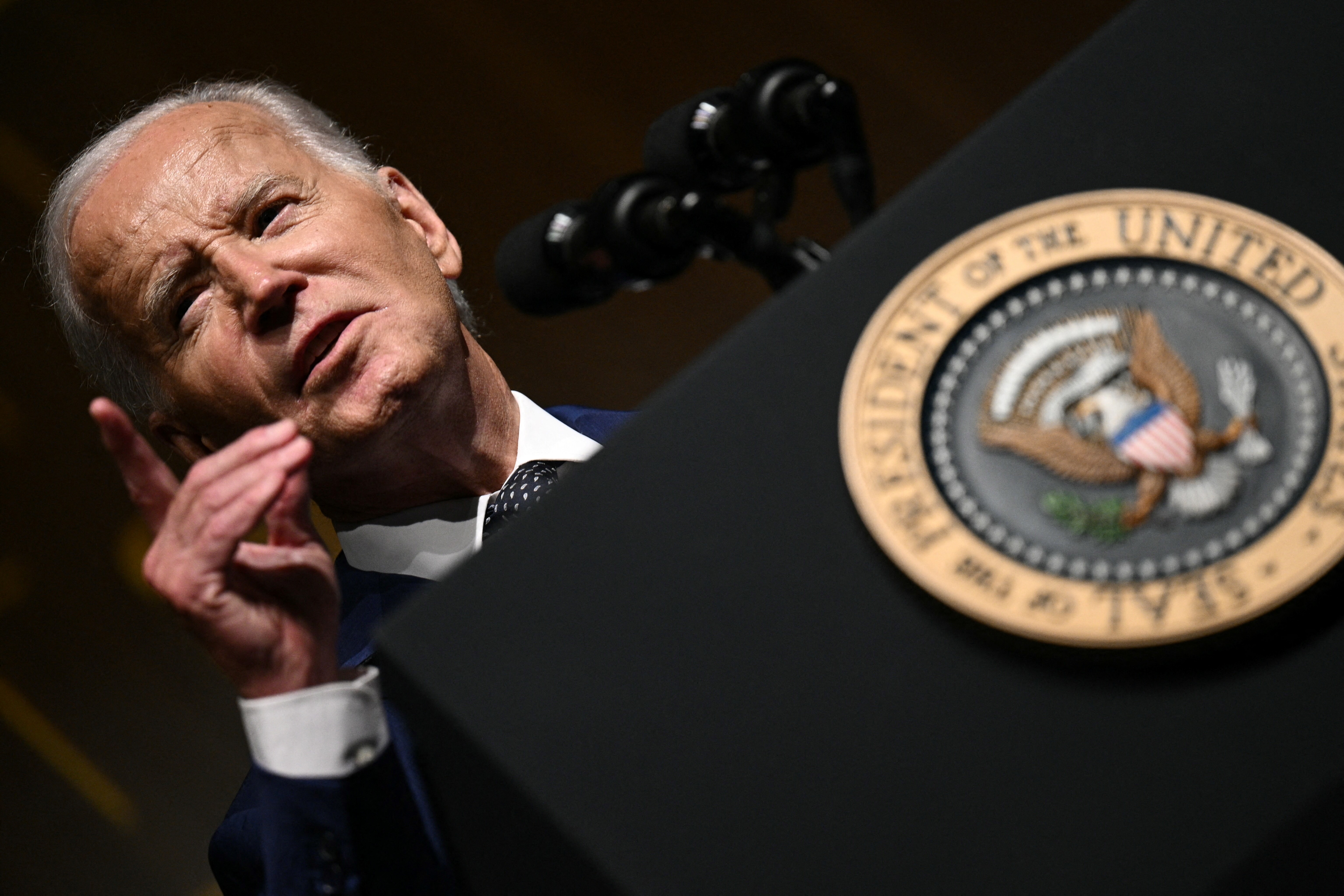 Presidente dos Estados Unidos, Joe Biden/foto: Brendan SMIALOWSKI / AFP Presidente dos Estados Unidos, Joe Biden/foto: Brendan SMIALOWSKI / AFP