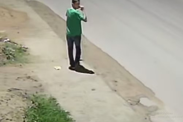 O suspeito pelo assassinato da jovem Geisiane Maria/Crédito: Reprodução O suspeito pelo assassinato da jovem Geisiane Maria/Crédito: Reprodução