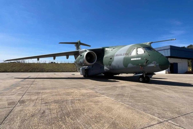 Avião da FAB fará transporte das urnas funerárias com restos mortais das vítimas da queda de avião em Vinhedo - (crédito: Divulgação)/ Avião da FAB fará transporte das urnas funerárias com restos mortais das vítimas da queda de avião em Vinhedo - (crédito: Divulgação)/