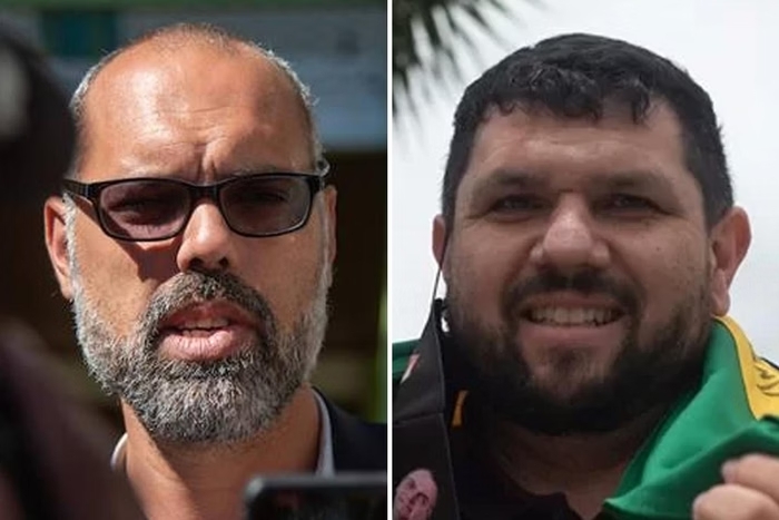Blogueiros bolsonaristas Allan dos Santos e Oswaldo Eustáquio/Foto: Reprodução Blogueiros bolsonaristas Allan dos Santos e Oswaldo Eustáquio/Foto: Reprodução