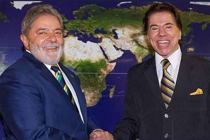 Lula com Silvio Santos/Foto: Reprodução/X Lula com Silvio Santos/Foto: Reprodução/X