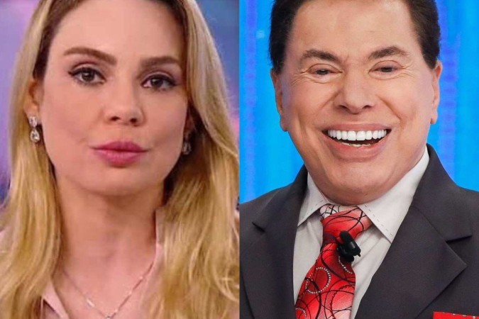 Rachel Sheherazade e Silvio Santos/foto: Reprodução/Redes Sociais