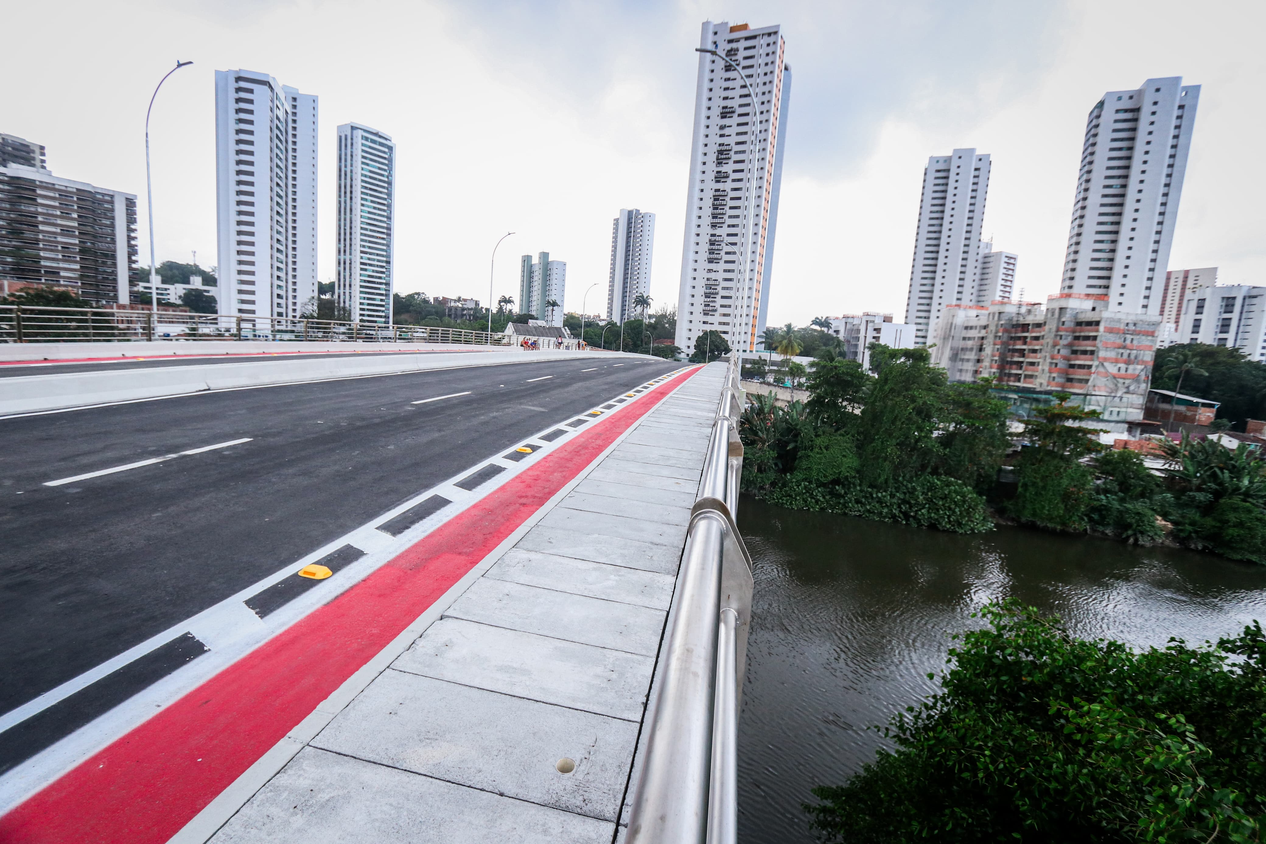 Ponte começou a ser construída em 2021/Foto: Sandy James/DP Foto Ponte começou a ser construída em 2021/Foto: Sandy James/DP Foto