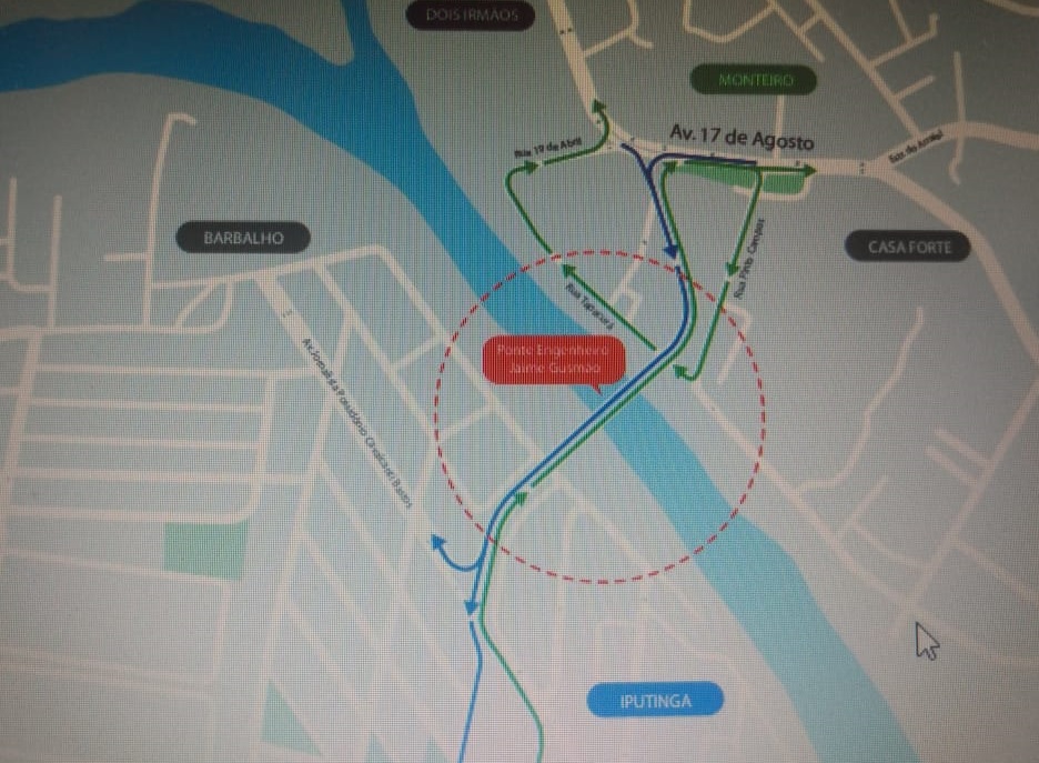 Veja como ficou plano viário
